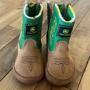 John Deere Infant boots size 2